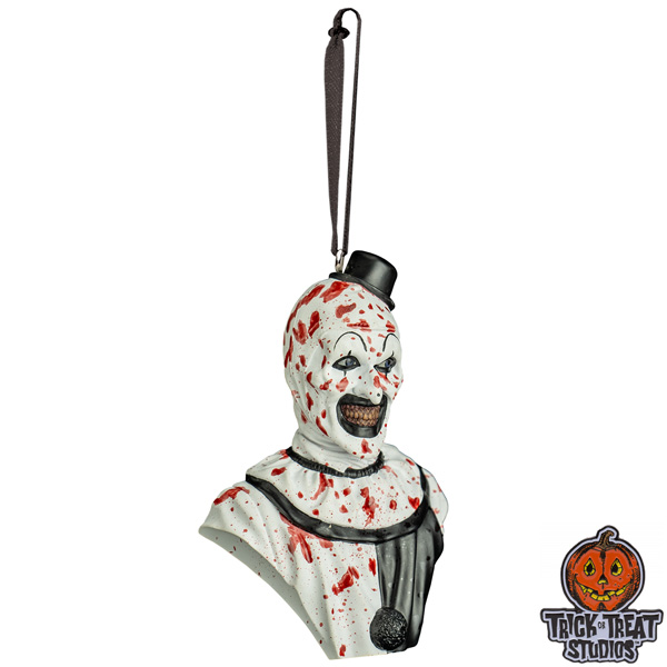 Trick or Treat Studios Holiday Horrors Terrifier Art the Clown Blood Splatter Ornament